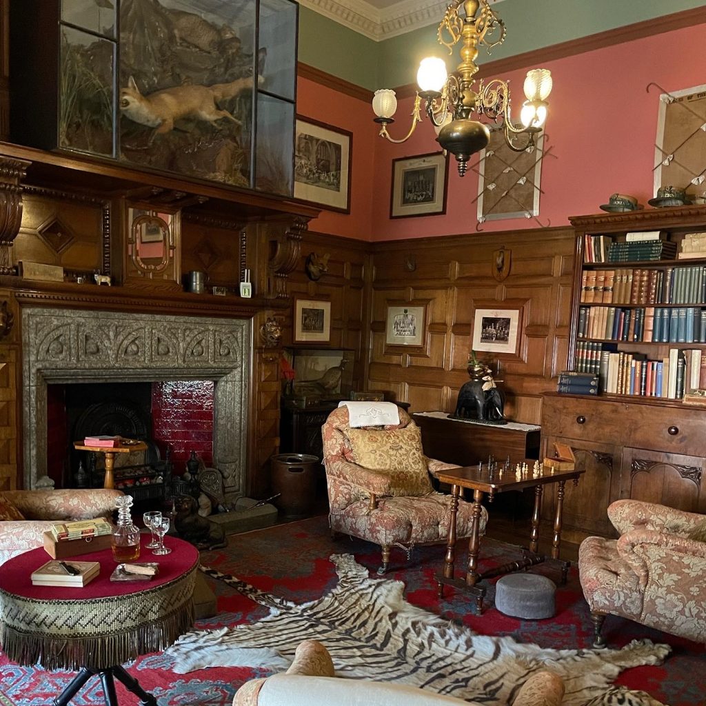 Opulent interiors of Lanhydrock National Trust Cornwall